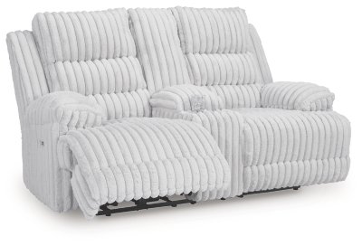 Higgesbee Power Reclining Loveseat with Console - Image 4