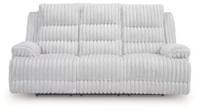 Higgesbee Power Reclining Sofa with Drop Down Table - Image 4