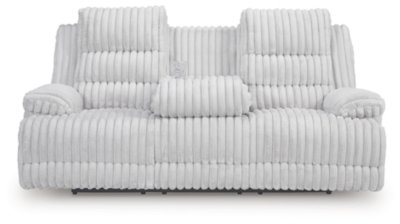 Higgesbee Power Reclining Sofa with Drop Down Table - Image 5