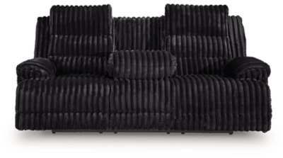 Higgesbee Power Reclining Sofa with Drop Down Table - Image 5