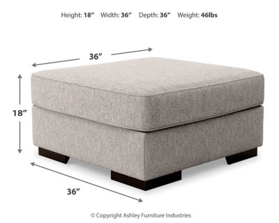 Ashlor Nuvella® Ottoman - Image 6