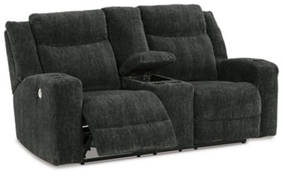 Martinglenn Power Reclining Loveseat with Console - Image 4