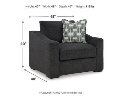 Wryenlynn Oversized Chair and Ottoman - Image 10