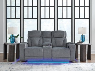 RiverTest Power Reclining Loveseat with Console - Image 3
