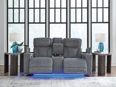 RiverTest Power Reclining Loveseat with Console - Image 8