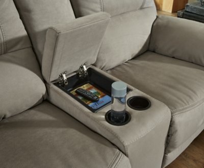 Next-Gen Gaucho Reclining Loveseat with Console - Image 7