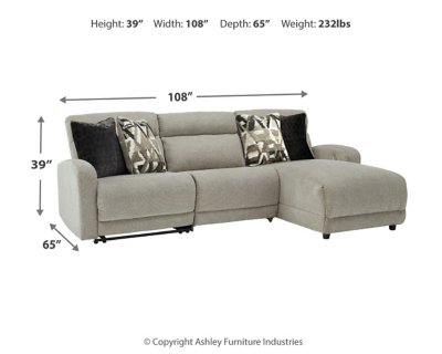 Colleyville 3-Piece Power Reclining Sectional with Chaise - Image 5