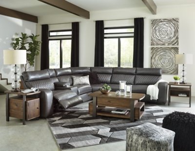 Samperstone 6-Piece Power Reclining Sectional - Image 9