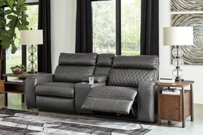 Samperstone 3-Piece Power Reclining Sectional Loveseat - Image 3