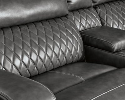 Samperstone 3-Piece Power Reclining Sectional Loveseat - Image 7