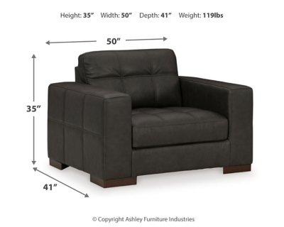 Luigi Oversized Chair and Ottoman - Image 11