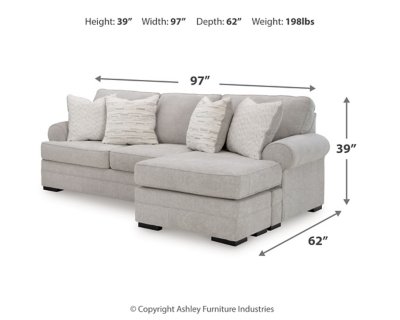 Eastonbridge Sofa Chaise, Oversized Chair, and Ottoman - Image 18