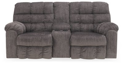 Acieona Reclining Loveseat with Console - Image 3
