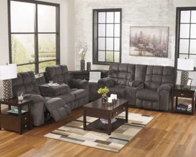 Acieona Reclining Loveseat with Console - Image 6