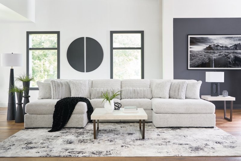 Cuddlesome 4-Piece Sectional with Chaise - Image 4
