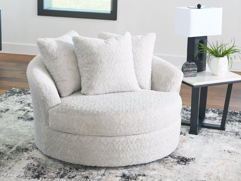 Cuddlesome Oversized Swivel Accent Chair - Image 6