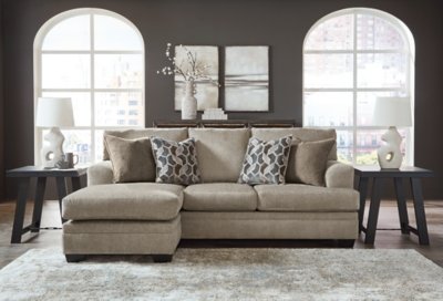 Stonemeade Sofa Chaise, Oversized Chair, and Ottoman - Image 17