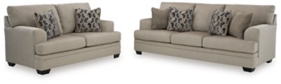 Stonemeade Sofa, Loveseat, Oversized Chair and Ottoman - Image 3
