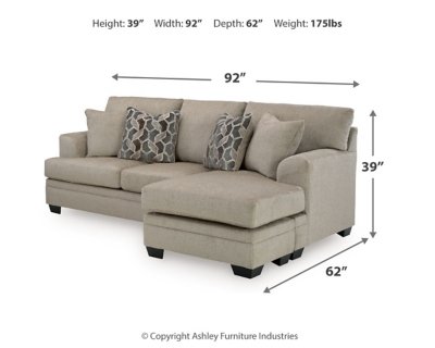 Stonemeade Sofa Chaise and Recliner - Image 14
