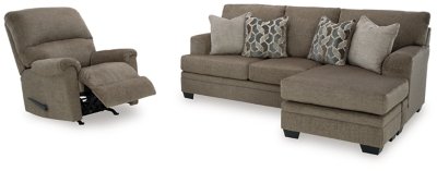 Stonemeade Sofa Chaise and Recliner - Image 3