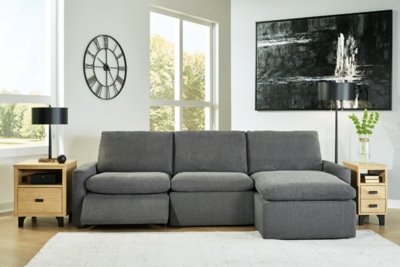 Hartsdale 3-Piece Right Arm Facing Reclining Sofa Chaise - Image 3