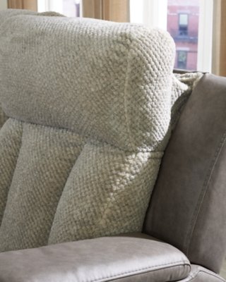 Point Clear Power Reclining Loveseat with Console - Image 8