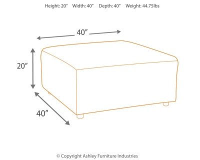 Jayceon Oversized Ottoman - Image 4