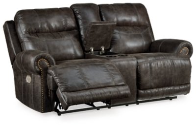 Grearview Power Reclining Loveseat with Console - Image 4