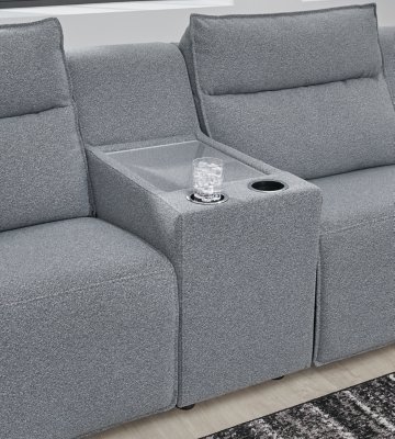 Modmax 6-Piece Power Reclining Sectional with Chaise - Image 6