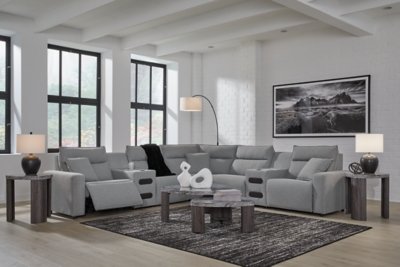 Modmax 7-Piece Power Reclining Sectional with Chaise - Image 3
