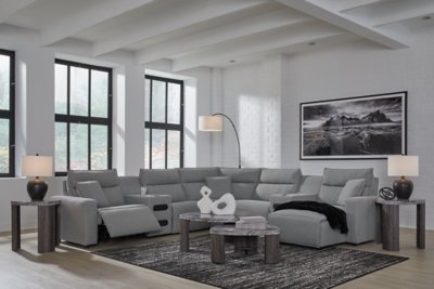 Modmax 7-Piece Power Reclining Sectional with Chaise - Image 3