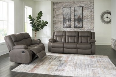 First Base Reclining Sofa, Loveseat and Recliner - Image 25
