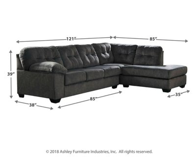 Accrington 2-Piece Sleeper Sectional with Chaise - Image 5