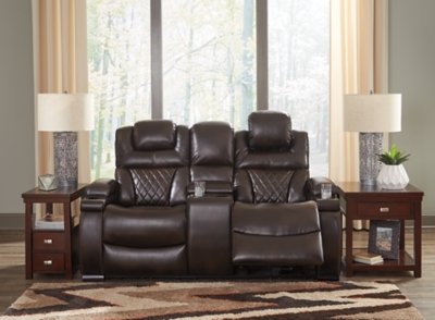 Warnerton Power Reclining Loveseat with Console - Image 7