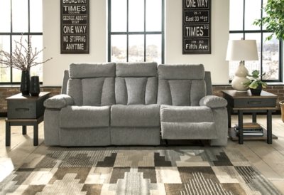 Mitchiner Reclining Sofa with Drop Down Table - Image 7