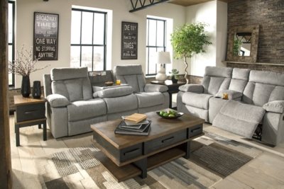 Mitchiner Reclining Sofa with Drop Down Table - Image 15