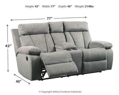Mitchiner Reclining Loveseat with Console - Image 13