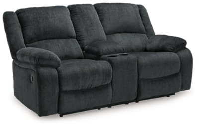 Draycoll Reclining Loveseat with Console and Recliner - Image 3