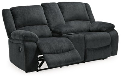 Draycoll Reclining Loveseat with Console - Image 7