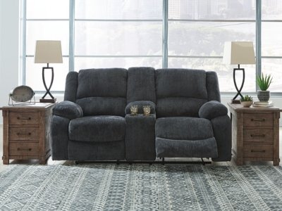 Draycoll Reclining Loveseat with Console and Recliner - Image 15