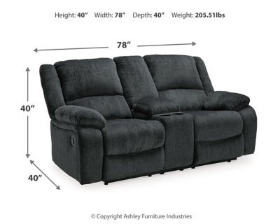 Draycoll Reclining Loveseat with Console and Recliner - Image 12