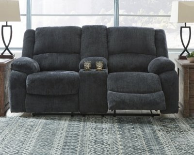 Draycoll Reclining Loveseat with Console - Image 3