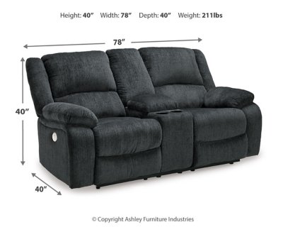 Draycoll 2 Power Reclining Loveseats and Recliner - Image 7