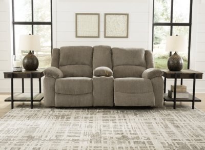Draycoll Reclining Loveseat with Console - Image 9