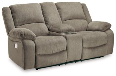 Draycoll Reclining Sofa and Power Reclining Loveseat - Image 7