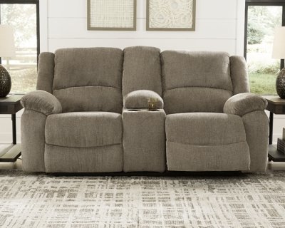 Draycoll Reclining Loveseat with Console - Image 3