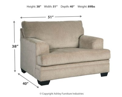 Dorsten Chair and Ottoman - Image 6