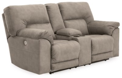 Cavalcade Power Reclining Loveseat with Console - Image 4