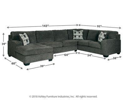 Ballinasloe 3-Piece Sectional and Ottoman - Image 4