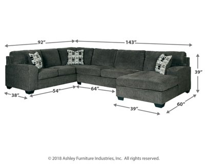 Ballinasloe 3-Piece Sectional and Ottoman - Image 5